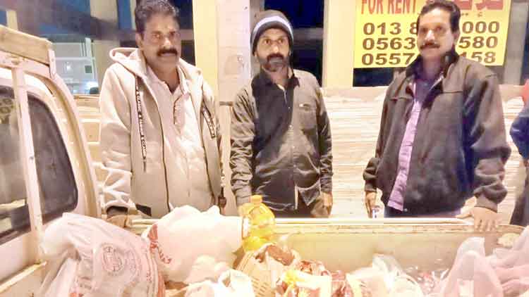 തീപിടിത്തത്തിൽ സാധനങ്ങൾ നഷ്​ടപ്പെട്ട തൊഴിലാളികൾക്ക് സഹായവുമായി നവയുഗം