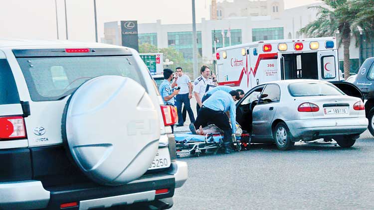 2018ൽ ​റോ​ഡ​പ​ക​ട​ങ്ങ​ളി​ൽ മ​രി​ച്ച​ത്​  168 പേ​ർ; സ്വ​ദേ​ശി​ക​ൾ 45