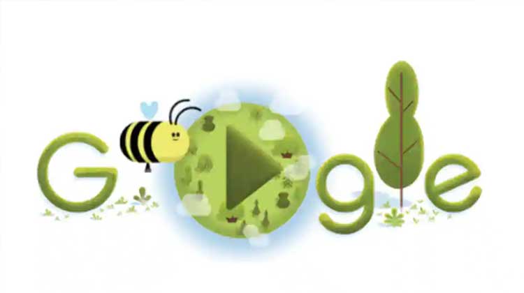 ലോക ഭൗമദിനത്തിൽ തേനീച്ചയുടെ ഡൂഡ്​ലുമായി ഗൂഗ്​ൾ