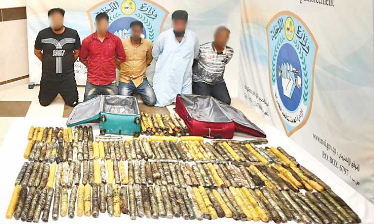 വൻമയക്കുമരുന്ന്​ ശേഖരവുമായി അഞ്ച്​ ഏഷ്യക്കാർ പിടിയിൽ