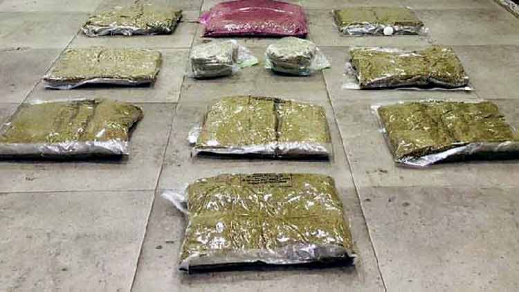 എ​യ​ര്‍ കാ​ര്‍ഗോ വ​ഴി എ​ത്തി​ച്ച  മ​യ​ക്കു​മ​രു​ന്ന്​ പി​ടി​കൂ​ടി