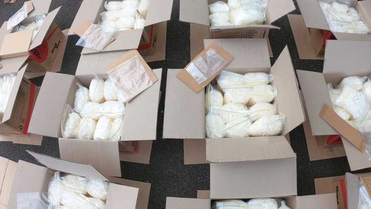 കണ്ടെയ്നറിൽ കടത്താൻ ശ്രമിച്ച രണ്ട് മില്യൻ ദിർഹമിൻെറ ലഹരി ഗുളികൾ പിടികൂടി