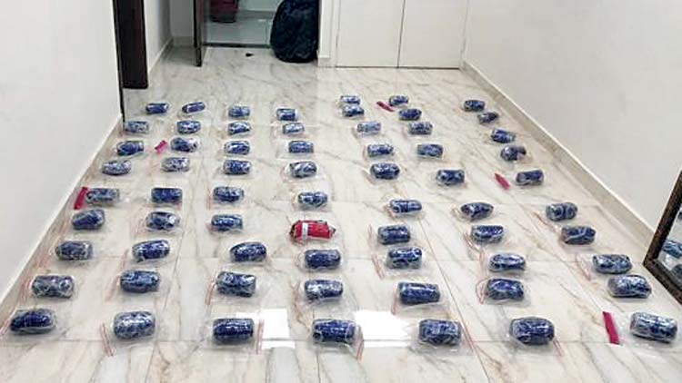 80 കി​ലോ ക​ഞ്ചാ​വ് പി​ടി​കൂ​ടി