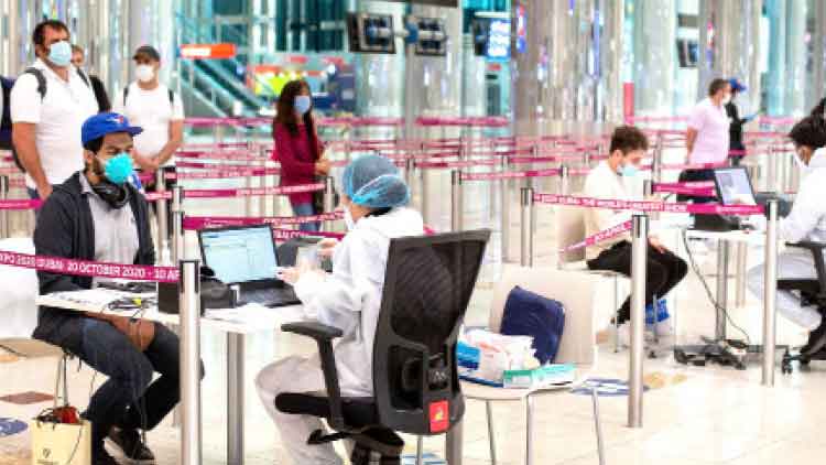 ദു​ബൈ​യി​ൽ എ​ത്തു​ന്ന​വ​ർ​ക്ക്​ ഇ​ര​ട്ട പ​രി​ശോ​ധ​ന