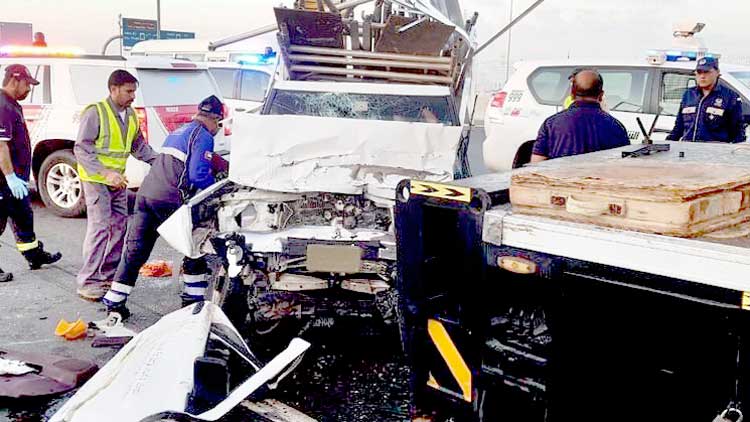 ദുബൈയിൽ വാഹനാപകടം: രണ്ട്​ മരണം