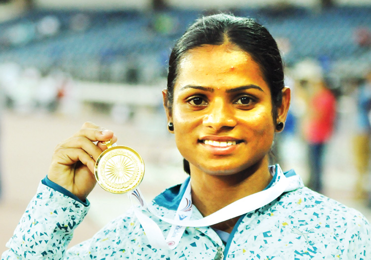 100 മീറ്ററില്‍ 16 വര്‍ഷം പഴക്കമുള്ള ദേശീയ റെക്കോഡ് തിരുത്തി ദ്യുതി ചന്ദ്