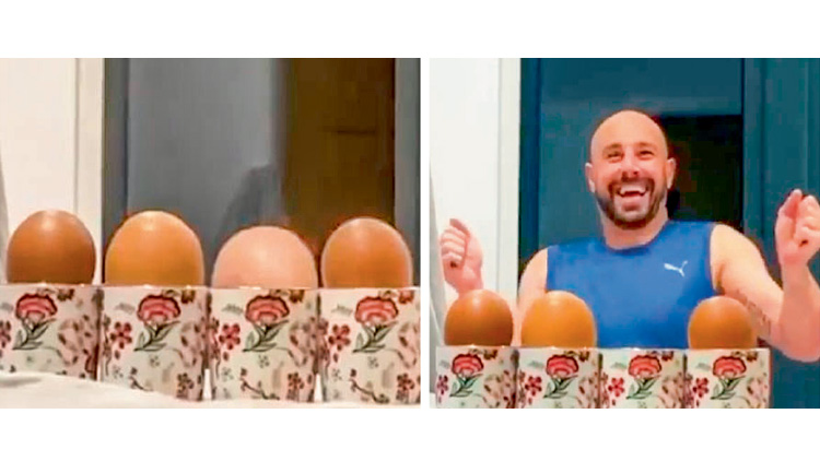 ‘എ​ഗ്​ ച​ല​ഞ്ചി​ൽ’ ഞെ​ട്ടി​ച്ച്​ പെ​പെ റെ​യ്​​ന