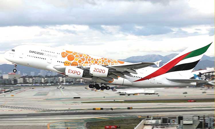 എ​മി​റേ​റ്റ്സ് വി​മാ​ന​ങ്ങ​ള്‍ക്ക്​ ഇ​നി  എ​ക്​​സ്​​പോ ച​ന്തം