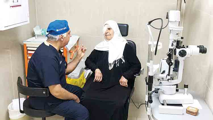 സിറിയൻ അഭയാർഥികൾക്ക് കരുതലുമായി കുവൈത്ത് ആരോഗ്യസംഘം