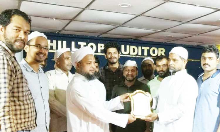 ഫത്ഹുൽ മുഈൻ ഓൺലൈൻ പഠിതാക്കൾ സ്വീകരണം നൽകി