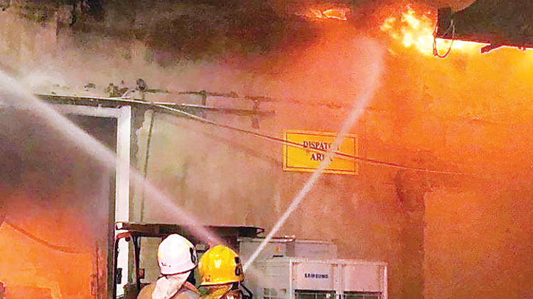 അ​ൽ​റാ​യ്​ തീ​പി​ടി​ത്ത​ത്തി​ൽ  അ​ട്ടി​മ​റി സം​ശ​യം