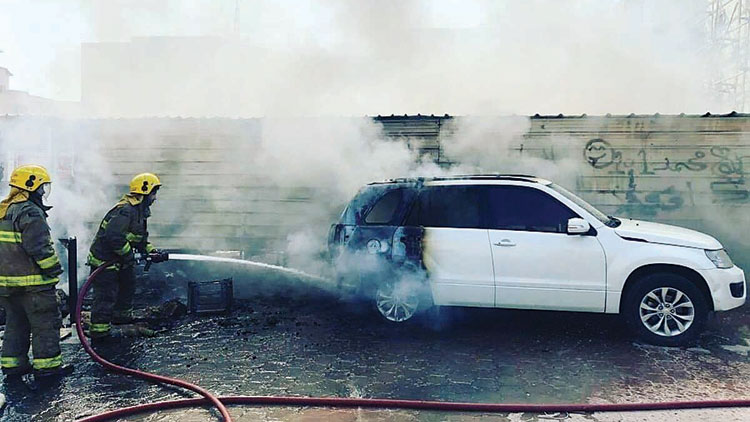 വാ​ഹ​ന​ങ്ങ​ൾ​ക്ക്​ തീ​പി​ടി​ക്കു​ന്ന​ത്​  പ​തി​വാ​കു​ന്നു