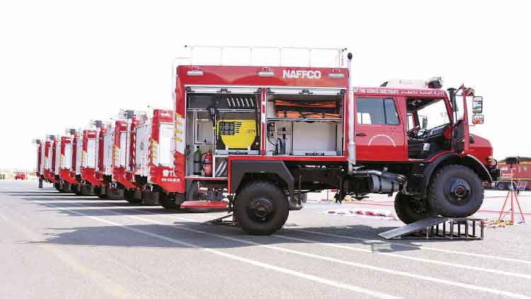 മ​ഴ​ക്കാ​ല മു​ന്നൊ​രു​ക്കം: അ​ഗ്​​നി​ശ​മ​ന വ​കു​പ്പ്​ ഉ​പ​ക​ര​ണ​ങ്ങ​ൾ പ്ര​ദ​ർ​ശി​പ്പി​ച്ചു