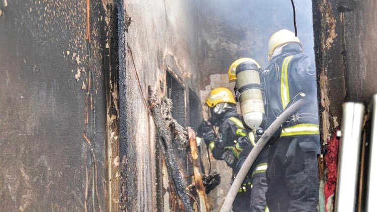 ജിദ്ദയിൽ അഗ്​നിബാധ: മൂന്ന്​ മരണം, നാലുപേർക്ക്​ പരിക്ക്​