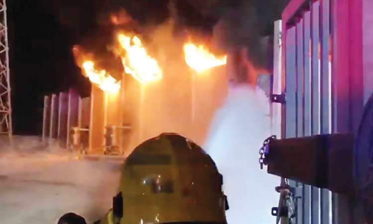 ഫയർ സ്​റ്റേഷനിൽ തീപിടിത്തം: വൈദ്യുതിയില്ലാതെ ജനവാസ കേന്ദ്രങ്ങൾ