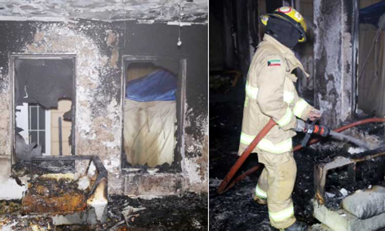 സ​ഹ്റ​യി​ൽ വീ​ട്ടി​ൽ തീ​പി​ടി​ത്തം; ആ​ള​പാ​യ​മി​ല്ല