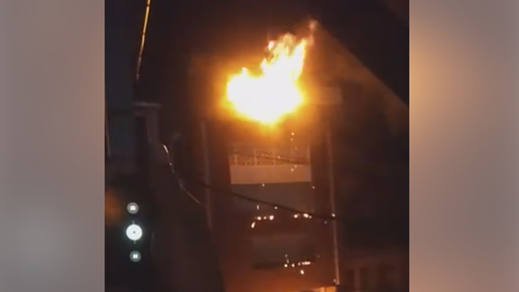 പെരിന്തൽമണ്ണ നഗരത്തിൽ വൻ അഗ്നിബാധ