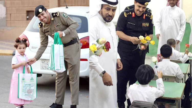 വി​ദ്യാ​ല​യ​ങ്ങ​ൾ തു​റ​ന്നു; സ്​​നേ​ഹ​പ്പൂ​ക്ക​ളു​മാ​യി സ്വീ​ക​ര​ണം