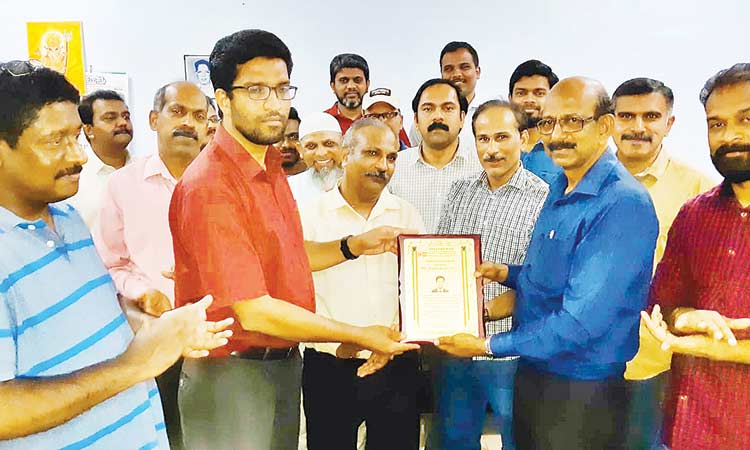 ഈ​ശോ സ്ക​റി​യ​ക്ക് ഫോ​ക്ക​സ് കു​വൈ​ത്ത് യാ​ത്ര​യ​യ​പ്പ്