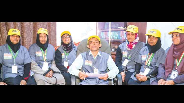 ഇ​ന്ത്യ​ൻ വ​നി​ത​ വ​ള​ൻ​റി​യ​ര്‍മാ​രി​ല്‍ മ​ല​യാ​ളി പെരുമ