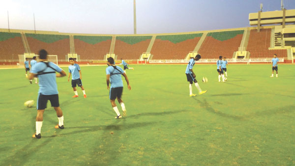 ലോകകപ്പ് യോഗ്യതാ റൗണ്ട് : ഇന്ത്യന്‍ ഫുട്ബാള്‍ ടീം  മസ്കത്തിലെത്തി