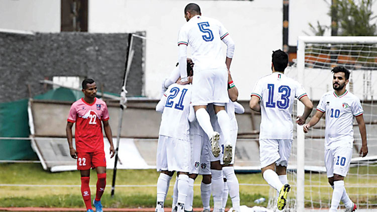 ലോ​ക​ക​പ്പ്​ ഫു​ട്​​ബാ​ൾ യോ​ഗ്യ​ത​: നേ​പ്പാ​ളി​നെ​തി​രെ കു​വൈ​ത്തി​ന്​ ജ​യം