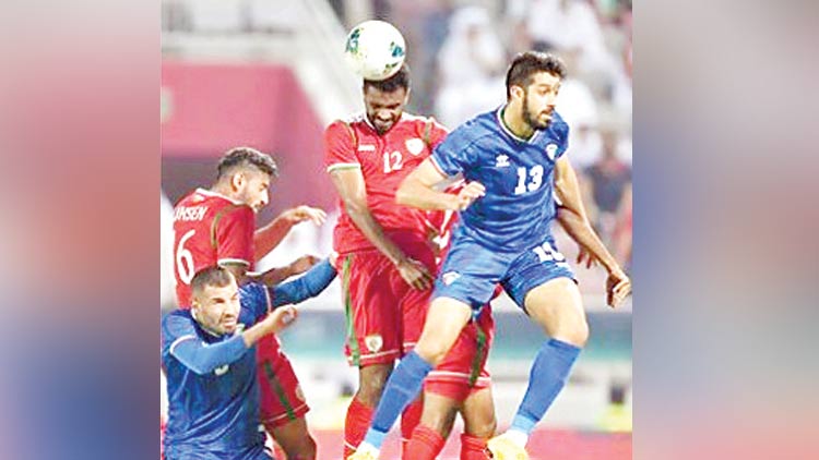 ഗൾഫ് കപ്പ് ഫുട്ബാൾ: ഒമാനോട് കുവൈത്ത് പൊരുതിത്തോറ്റു ഗൾഫ് കപ്പ് ഫുട്ബാൾ: ഒമാനോട് കുവൈത്ത് പൊരുതിത്തോറ്റു