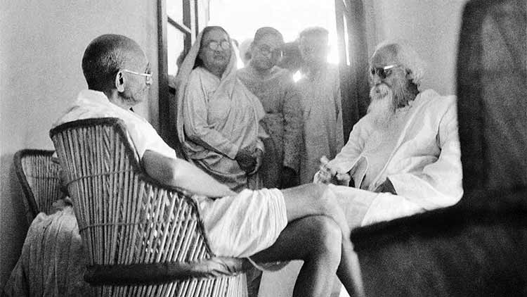 gandhi-with-tagore
