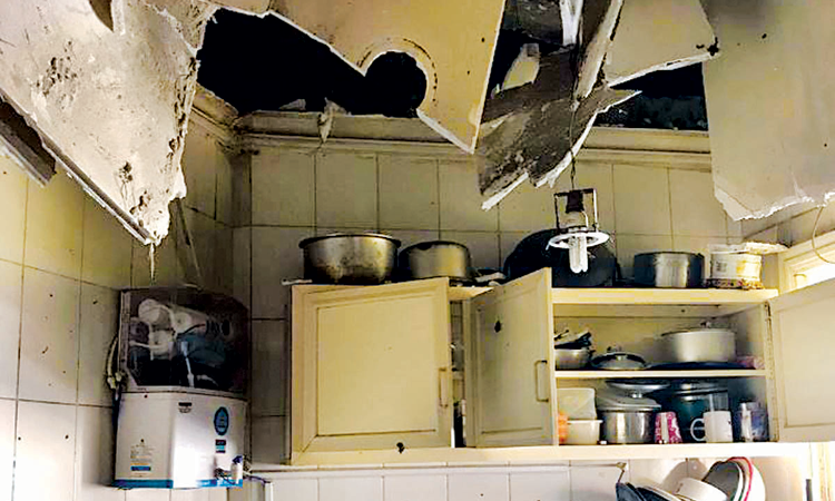 ഗ്യാ​സ്​ സി​ലി​ണ്ട​ർ പൊ​ട്ടി​ത്തെ​റി​ച്ച് യു​വ​തി​ക്ക് പ​രി​ക്ക്​