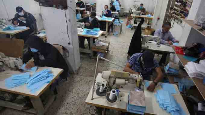 ഗസ്സ തിരക്കിലാണ്, ​യൂറോപ്പിന്​ മാസ്​​ക്​ നൽകാൻ