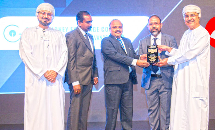 ഗ്ലോബൽ മണിക്ക്​ മികച്ച ധനവിനിമയ സ്​ഥാപനത്തിനുള്ള പുരസ്​കാരം