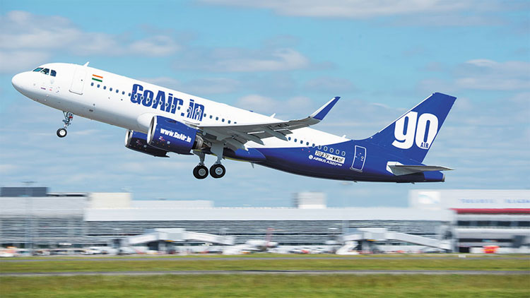 ഗോ എ​യ​ർ ക​ണ്ണൂ​ർ സർവിസ്​ നാ​ല​ര മ​ണി​ക്കൂ​ർ ​ൈവ​കി