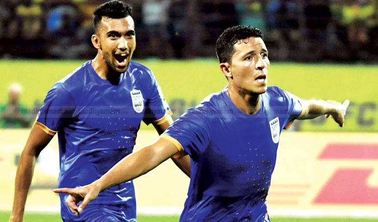 ബ്ലാസ്റ്റേഴ്സിനെ മുട്ടുകുത്തിച്ച് മുംബൈ സിറ്റി