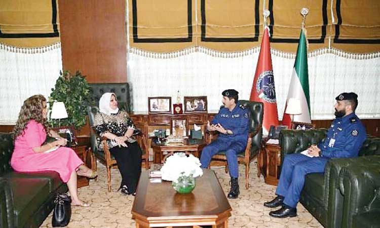 അ​ഗ്​​നി​ശ​മ​ന വ​കു​പ്പ് മേ​ധാ​വി ഗ​ൾ​ഫ്​ കോ​ര്‍പ​റേ​ഷ​ന്‍ കൗ​ണ്‍സി​ല്‍  സെൻറ​ർ സ​ന്ദ​ർ​ശി​ച്ചു