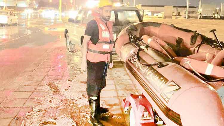 ഹ​ഫ്റു​​ൽ ബാ​തി​നി​ൽ ശ​ക്​​ത​മാ​യ മ​ഴ: ഏ​ഴു​ മ​ര​ണം, 11 പേ​ർ​ക്ക്​ പ​രി​ക്ക്​