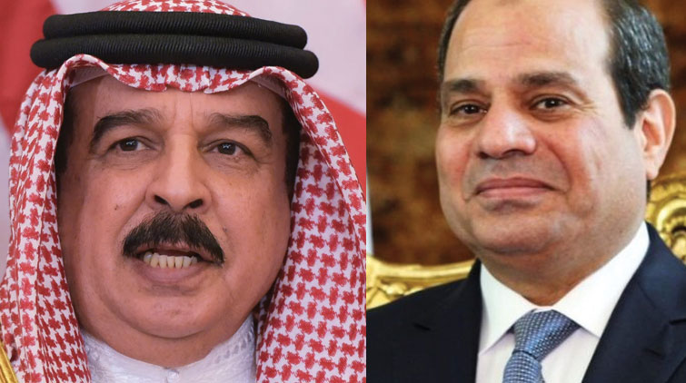 ഹമദ്​ രാജാവും ഇൗജിപ്​ത്​ പ്രസിഡൻറും കൂടിക്കാഴ്​ച നടത്തി