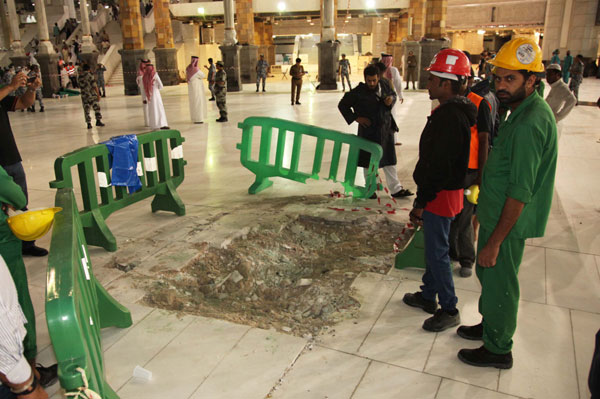 മക്ക ക്രെയിന്‍ ദുരന്തം: മരണം 107; മരിച്ച ഇന്ത്യക്കാര്‍ കേരള, ബംഗാള്‍ സ്വദേശികള്‍