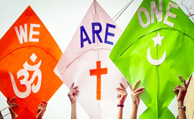 ‘നമ്മളെല്ലാം ഒന്നാണ്​’: വിഭജനശ്രമങ്ങൾക്കെതിരെ ഹിന്ദു-മുസ്​ലിം മാർച്ച്​