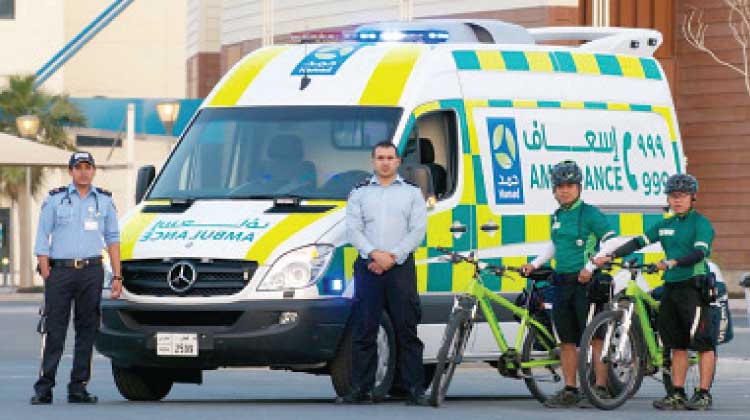 കോവിഡ് രോഗികൾക്ക് മികച്ച സേവനങ്ങളൊരുക്കി എച്ച്. എം. സി ആംബുലൻസ്​