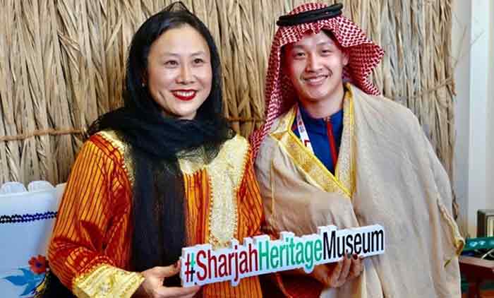 ഷാ​ര്‍ജ​യു​ടെ സാം​സ്കാ​രി​ക ആ​തിഥ്യം ആ​സ്വ​ദി​ച്ച് പ്ര​തി​ഭ​ക​ള്‍