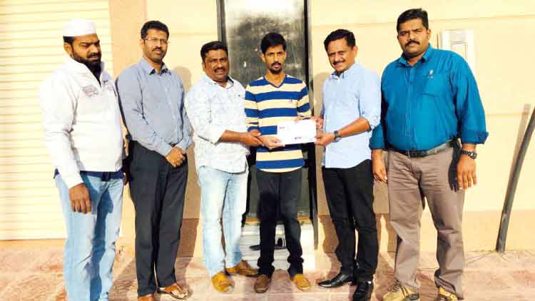 ദു​രി​ത​ത്തി​ലാ​യ ഹൗ​സ്​ ഡ്രൈ​വ​റെ നാ​ട്ടി​ല​യ​ച്ചു