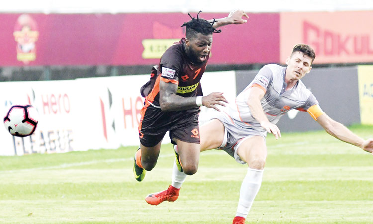 െഎ ലീഗ്; ഗോകുലത്തിന് തോൽവി െഎ ലീഗ്; ഗോകുലത്തിന് തോൽവി