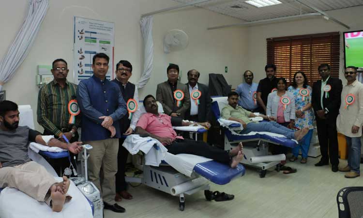 ​െഎസി​ബി​എ​ഫ് ര​ക്ത​ദാ​ന​ ക്യാ​മ്പ​യി​ന്‍