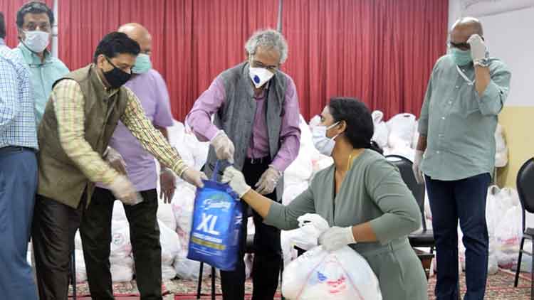 ഐ.സി.എസ്.ജി ഭക്ഷണ കിറ്റുകൾ വിതരണം ചെയ്തു