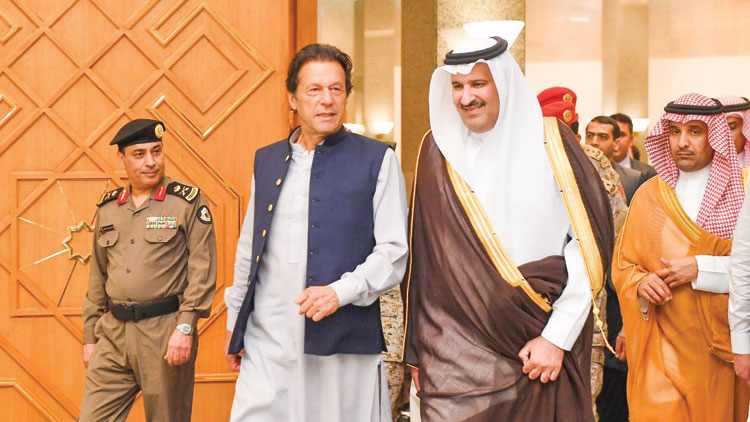 ഇം​റാ​ൻ ഖാ​ൻ സൗ​ദി​യി​ൽ