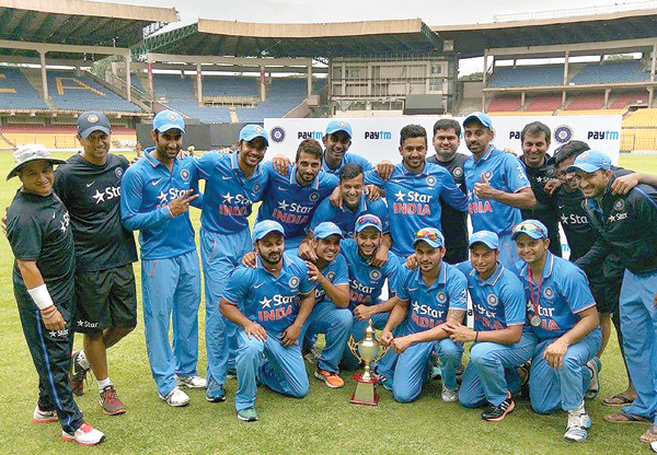 ജയം; ഇന്ത്യക്ക് പരമ്പര