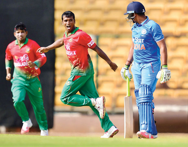 ഇന്ത്യ എക്കെതിരെ ബംഗ്ളാദേശ് എക്ക് 65 റണ്‍സ് ജയം