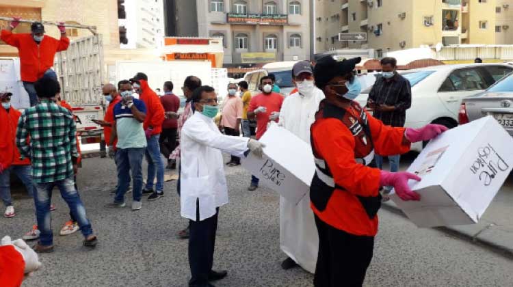 സഹായവിതരണവുമായി ഇന്തോ–അറബ് കോൺഫെഡറേഷൻ കൗൺസിൽ