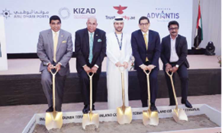 ഇ​ൻ​ലാ​ൻ​ഡ് ക​ണ്ടെ​യ്ന​ർ ഡി​പ്പോ​ക്ക്​ ശി​ലാ​സ്​​ഥാ​പ​നം ന​ട​ത്തി