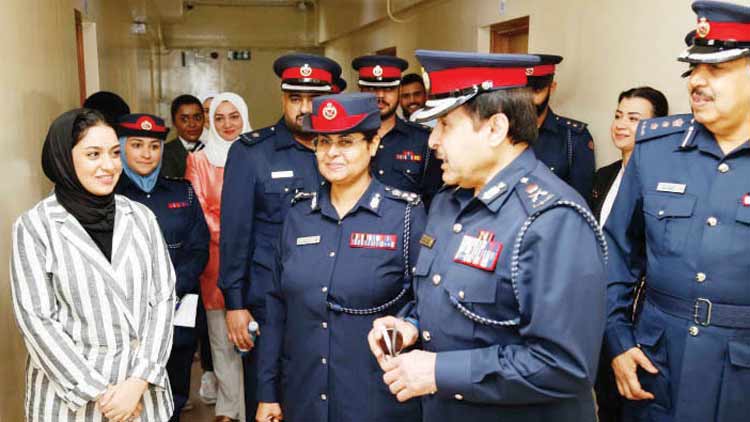 ഇൻസ്​പെക്​ടർ ജനറൽ പോലീസ്​ ഡയറക്​ടേറ്റ്​ വനിതാവിഭാഗം സന്ദർശിച്ചു